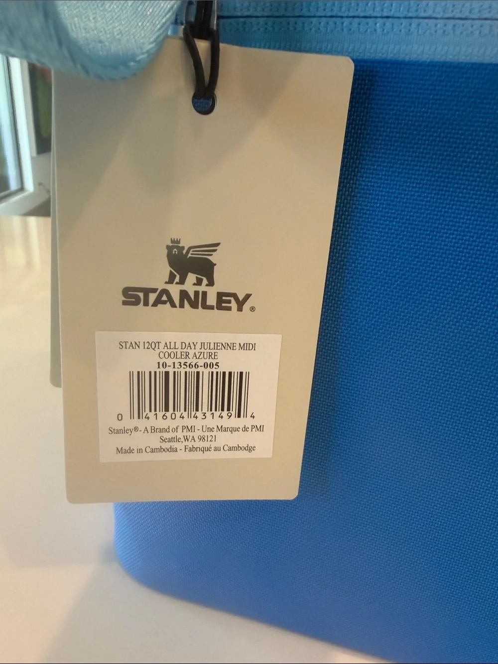 NWT Stanley 12QT Julienne MIDI Azure Blue Insulated Cooler Bag